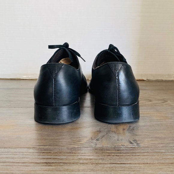 John Varvatos Star USA Men Black Leather Oxford Shoe, 11.5 M. main image 4